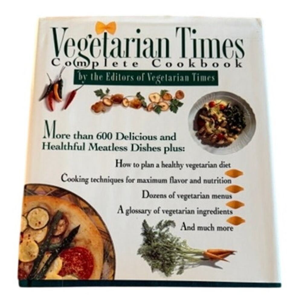 Vegetarian Times Complete Cookbook Hardcover 1995 Meatless Recipes